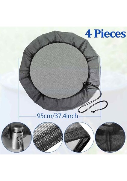 4 Adet Yağmur Varili Örtüsü, 95 Cm, Sineklik, Yağmur Varili, Kapak, Yağmur Varili Için Ağ, Yağmur Varili Için Ağ, Yağmur Varilindeki Sivrisinek Larvalarına Karşı (Yurt Dışından) modelleri