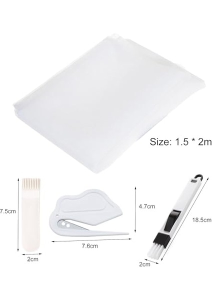 Sineklik, Pencere, Böcek Koruması, Pencere, Sivrisinek Koruması, Aileyi Böceklerden Korumak Için Ağ, Kesilebilir, Kendinden Yapışkanlı, 150 x 200 cm (Yurt Dışından) fiyatları