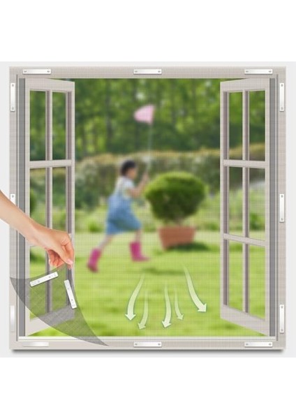 Rongweiwang Manyetik Pencere Izgı Için Kendinden Yapışkanlı Sineklik Klipsleri 12 Paket Sivrisinek Ağları Mıknatıslı Abs Sineklik Pencere, Siyah, 12 Adet (Yurt Dışından) modelleri