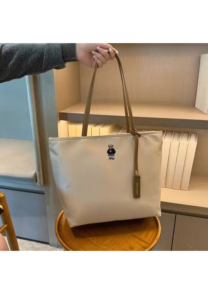 Ayı Nakış Kanvas Çanta Omuz Çantası (Yurt Dışından) fırsatları