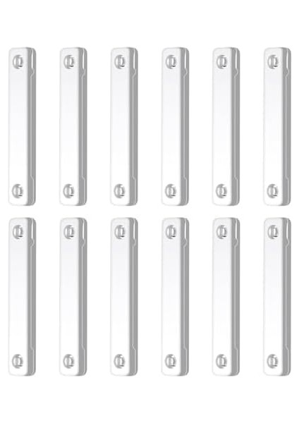 Manyetik Pencere Izgı Için Kendinden Yapışkanlı Sineklik Klipsleri 12 Paket Abs Sineklik Penceresi Manyetizmalı Sivrisinek Ağları, Beyaz, 12 Adet (Yurt Dışından)