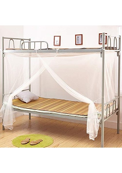 Sivrisinek Net Kare Tek Kişilik Böcek Ağ Örtüsü, Öğrenci Yurt Için Sivrisineklere Beyaz Polter 190X90X150CM (Yurt Dışından) fiyatları