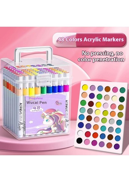 Akrilik Markör Seti Çocuk Profesyonel Sanat Fırçası (Yurt Dışından)