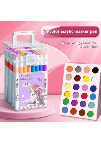 Akrilik Markör Seti Çocuk Profesyonel Sanat Fırçası (Yurt Dışından)