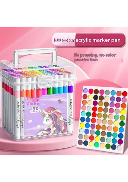 Akrilik Markör Seti Çocuk Profesyonel Sanat Fırçası (Yurt Dışından)