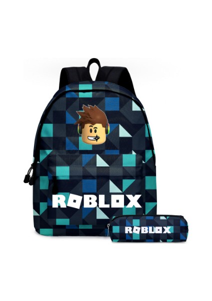 My World Minecraft Ilkokul ve Ortaokul Öğrencilerinin Okul Çantası Kalem Çantası (Yurt Dışından)