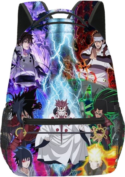Kızlar ve Ilkokul ve Ortaokul Öğrencileri Için 3D Çift Taraflı Baskı Naruto Okul Çantası (Yurt Dışından)