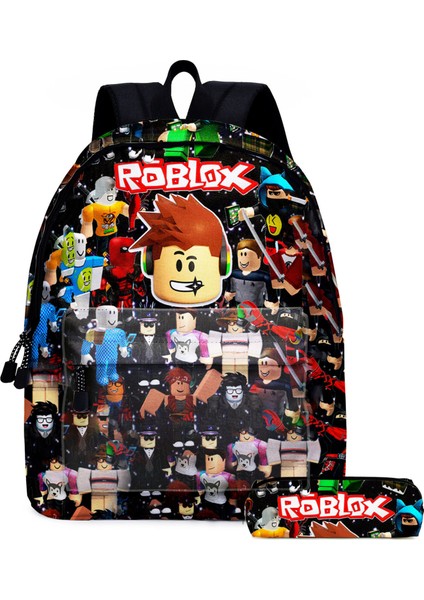 My World Minecraft Ilkokul ve Ortaokul Öğrencilerinin Okul Çantası Kalem Çantası (Yurt Dışından)