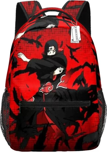Kızlar ve Ilkokul ve Ortaokul Öğrencileri Için 3D Çift Taraflı Baskı Naruto Okul Çantası (Yurt Dışından)