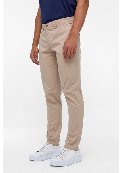 Bej Regular Armürlü Pantolon modelleri