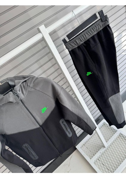 Nike Tech Fleece Erkek Çocuk Eşofman Takımı Gizli Cep Özelliği ile Kalın 2024 Sonbahar Kış fiyatları