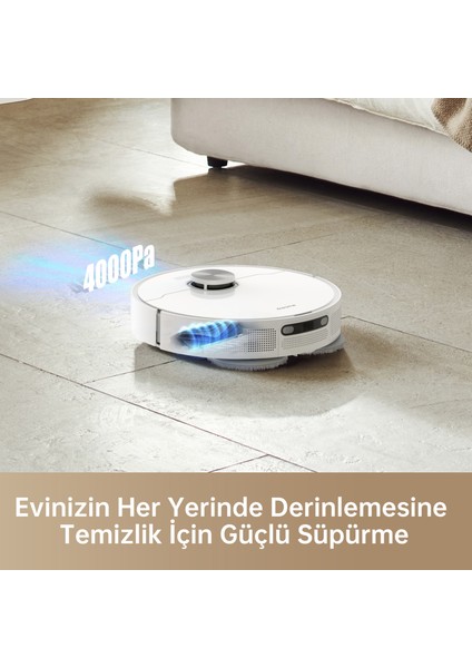 L10 Prime Robot Süpürge Beyaz