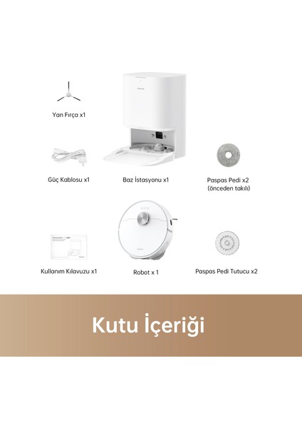 L10 Prime Robot Süpürge Beyaz
