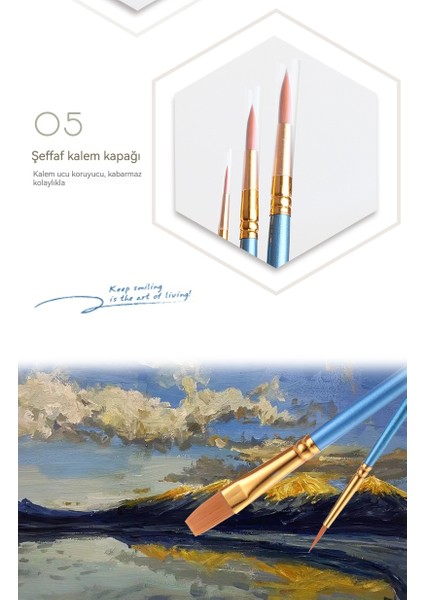 3 Adet Naylon Saç Boya Fırçası Seti | Akrilik Suluboya Guaj Kanca Çizgisi Çok Amaçlı (Yurt Dışından) fırsatları