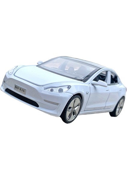 Tesla Araba Modeli Alaşım Araba Modeli Oyuncak Süsleri (Yurt Dışından)