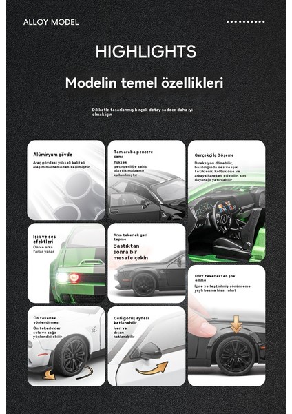 1/22 Alaşımlı Spor Araba Modeli Araba Gelgit Oyun Süsleri (Yurt Dışından) modelleri