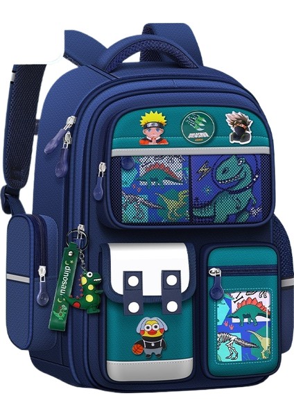 Karikatür Büyük Kapasiteli Öğrenci Okul Çantası (Yurt Dışından)
