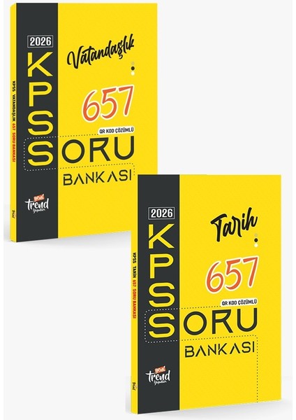2026 Kpss Tarih 657 ve Vatandaşlık 657 Çözümlü Soru Bankası Ikili Set