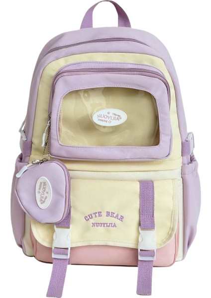 Büyük Kapasiteli Karikatür Öğrenci Okul Çantası (Yurt Dışından)