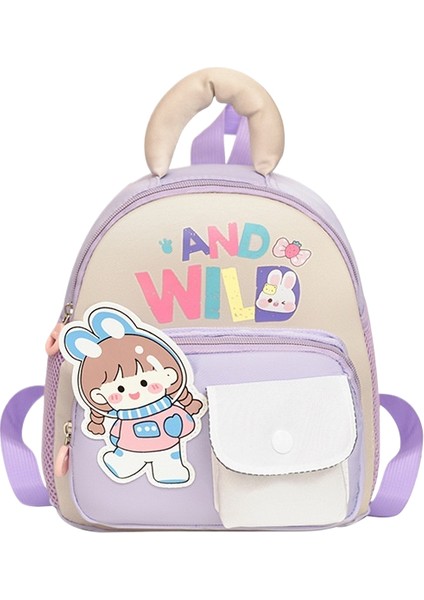 Omuz Çantası Eğlence Çocuk Çantası Eğlence Çizgi Film Sevimli Anaokulu Okul Çantası (Yurt Dışından)