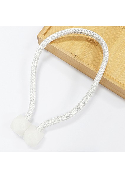 Rubik Küpü Manyetik Çift Paketli Basit Perde Tokası Kravat Ipi Aksesuarları Perde Kravat Bandı Dekorasyonu (Yurt Dışından)