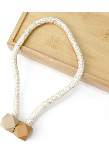 Rubik Küpü Manyetik Çift Paketli Basit Perde Tokası Kravat Ipi Aksesuarları Perde Kravat Bandı Dekorasyonu (Yurt Dışından)