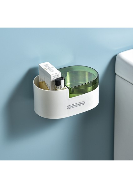 Tuvalet Banyo Içme Alanı Için Kapaklı, Duvara Monte Paslanmaz Çelik Küllük (Yurt Dışından)