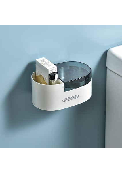 Tuvalet Banyo Içme Alanı Için Kapaklı, Duvara Monte Paslanmaz Çelik Küllük (Yurt Dışından)