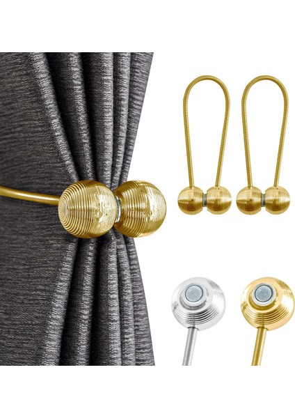 Manyetik Tiebacks Perde Depolama Tokası Dekoratif (Yurt Dışından)