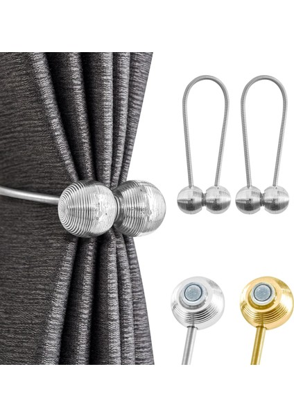 Manyetik Tiebacks Perde Depolama Tokası Dekoratif (Yurt Dışından)