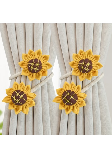 Sevimli Çiçek Perde Tiebacks Depolama Toka Fixer (Yurt Dışından)