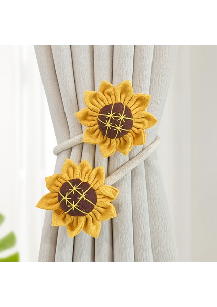 Sevimli Çiçek Perde Tiebacks Depolama Toka Fixer (Yurt Dışından)