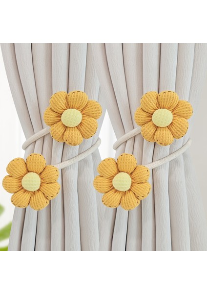 Sevimli Çiçek Perde Tiebacks Depolama Toka Fixer (Yurt Dışından)