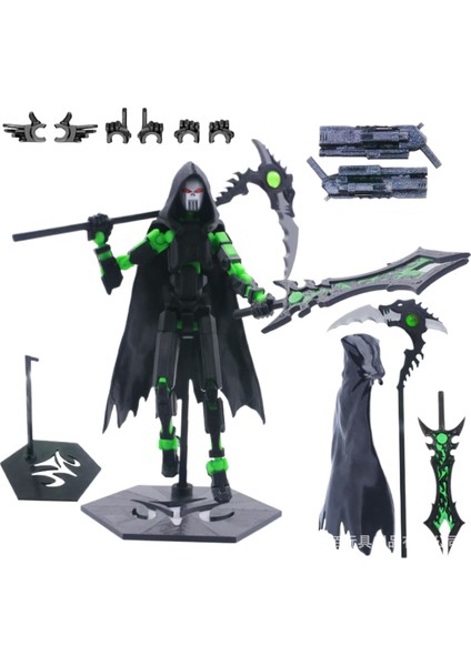 Illidan Altı Kanatlı Melek Yargı Meleği Çok Li Hareketli Şanslı 13 Figürlü Süs (Yurt Dışından)