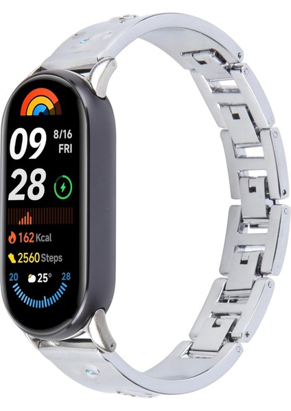 Xiaomi Akıllı Bileklik 9/8 Için Metal Kayış (Yurt Dışından)