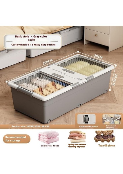 Storage Magic Yatak Altı Düzenleyici Toz Sızdırmaz Saklama Kutuları (Yurt Dışından)