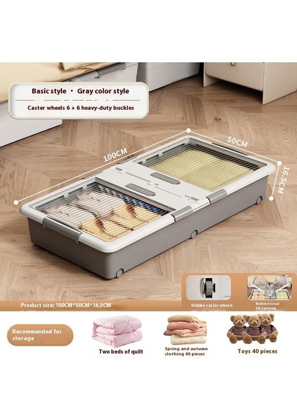 Storage Magic Yatak Altı Düzenleyici Toz Sızdırmaz Saklama Kutuları (Yurt Dışından)