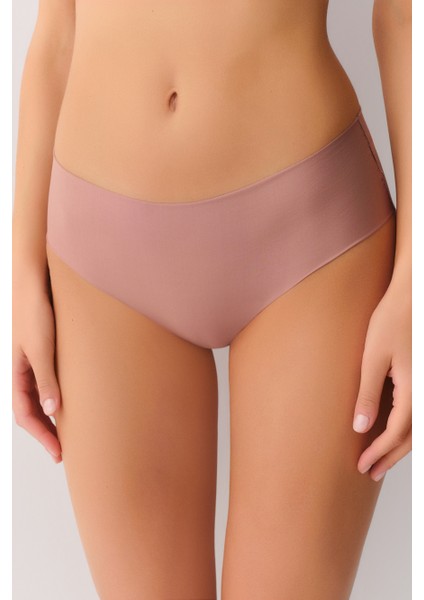 Invisible Lazer Kesim Midi Slip Külot