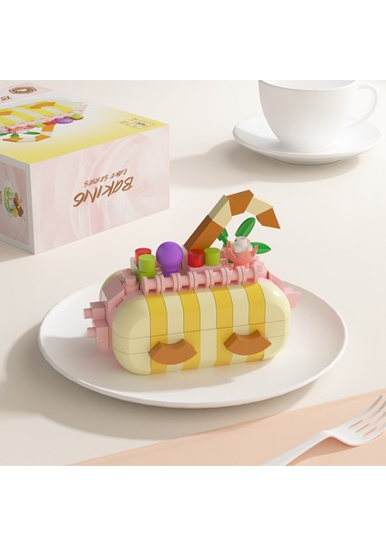 Mikro Parçacık Blokları ile Sevimli Çizgi Bebek (Yurt Dışından)