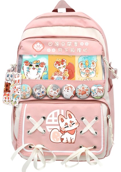 Karikatür Büyük Kapasiteli Okul Çantası (Yurt Dışından)