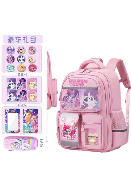 Karikatür Büyük Kapasiteli Öğrenci Okul Çantası (Yurt Dışından)