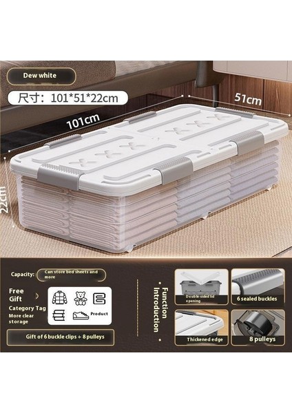 Storage Magic Yatak Altı Düzenleyici Toz Sızdırmaz Saklama Kutuları (Yurt Dışından)