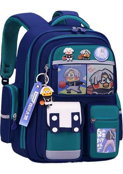 Karikatür Büyük Kapasiteli Öğrenci Okul Çantası (Yurt Dışından)