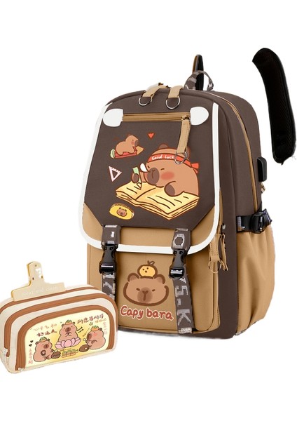 Yeni Büyük Kapasiteli Ultra Hafif Sevimli Öğrenci Okul Çantası (Yurt Dışından)