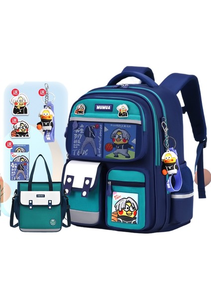 Büyük Kapasiteli Lamine Oxford Kumaş Öğrenci Okul Çantası (Yurt Dışından)