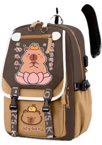 Yeni Büyük Kapasiteli Ultra Hafif Sevimli Öğrenci Okul Çantası (Yurt Dışından)