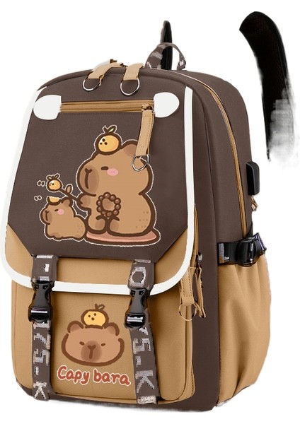 Yeni Büyük Kapasiteli Ultra Hafif Sevimli Öğrenci Okul Çantası (Yurt Dışından)