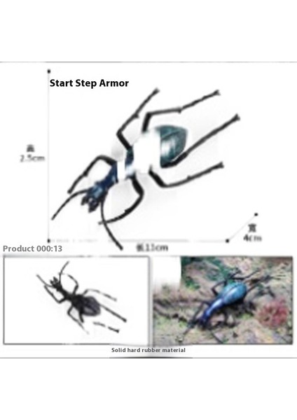 Böcek Hayvan Maket Oyuncakları Yağmur Ormanı Zehirli Örümcek (Yurt Dışından)