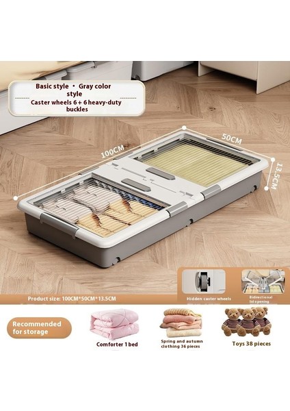 Storage Magic Yatak Altı Düzenleyici Toz Sızdırmaz Saklama Kutuları (Yurt Dışından)