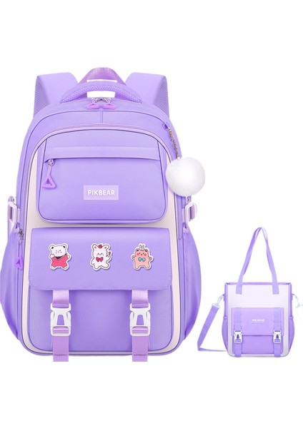 Karikatür Büyük Kapasiteli Öğrenci Okul Çantası (Yurt Dışından)